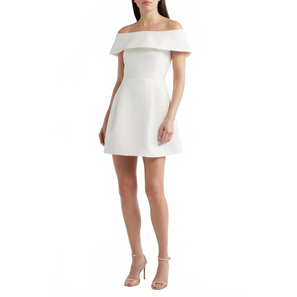 NEW LUCY PARIS erin mini dress in white